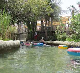 Fluss mit Schwimmringen