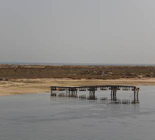 Anlegestelle auf Flamingoinsel