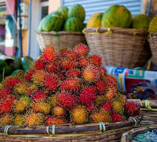 Eine Vielzahl von Früchten