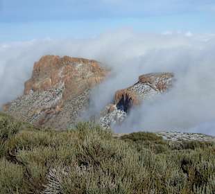 Aufstieg neben Teide