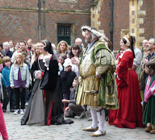 Hampton Court Palace - verkleidete Guides