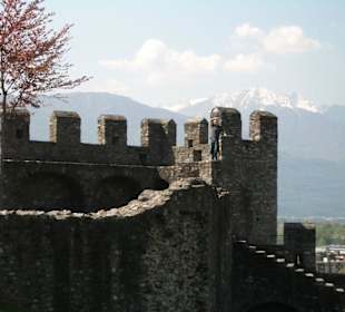 Blick auf die Zinnen 
