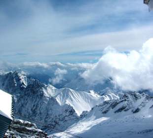 Ausblick vom Zugspitzgipfel
