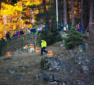 Viele Helfer unterwegs