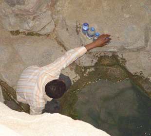 Wasserstelle in der Wüste