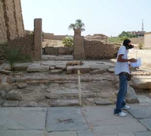 Hunde am Tempel - todgestellt
