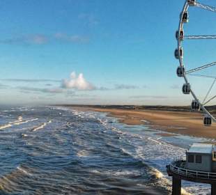 Strand Scheveningen im Dezember