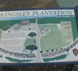 die historische Kingsley Plantation