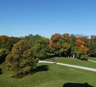 Ausblick vom Rundtempel Monopteros