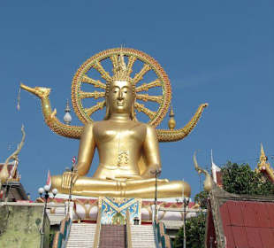 Goldener Buddah Tempel in Chaweng