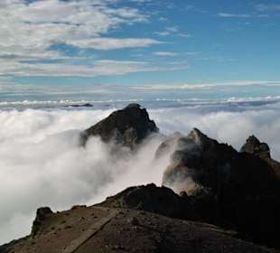 Blick vom Pico do Arieiro