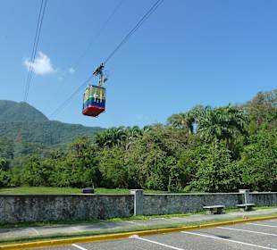 Einzige Seilbahn in der Karibik