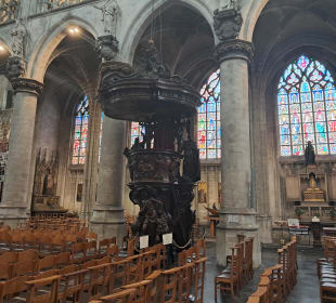 Notre Dame de Sablon in Brüssel, Belgien 