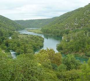Idyllische Parklandschaft