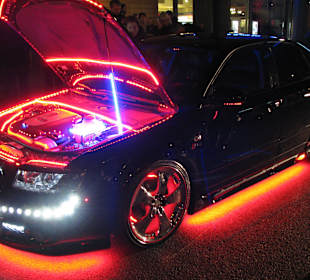 Beleuchtetes Auto