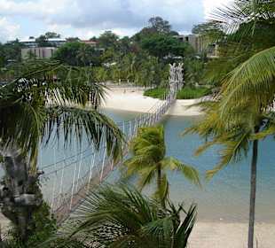 Hängebrücke auf Sentosa Island