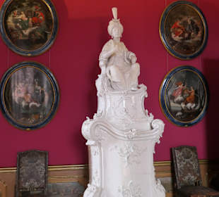 Bei der Führung durch das Residenzschloss Rastatt