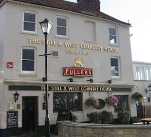 von der Terrasse hat man einen tollen Blick