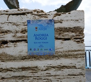Andrea Roggi schuf das Motiv für Amalfi