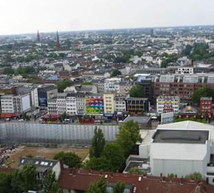 Blick vom Atlantic Haus /  Penthouse Elb-Panorama
