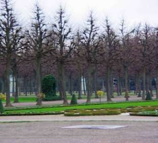 Der Schlossgarten im Winter