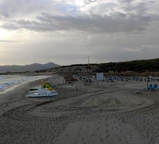 Strand von San Baulo morgens um 8