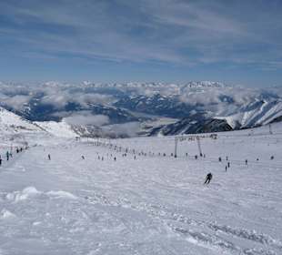 Blaue Piste auf ca. 2800 Meter