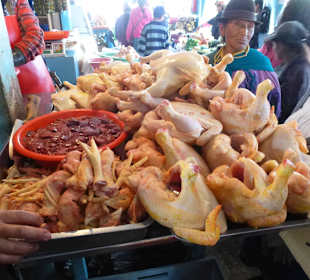 Geflügel ohne Kühlung