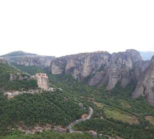 Kloster Roussanou in faszinierender Umgebung