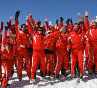 Skilehrer der Skischule Rot Weiß Rot