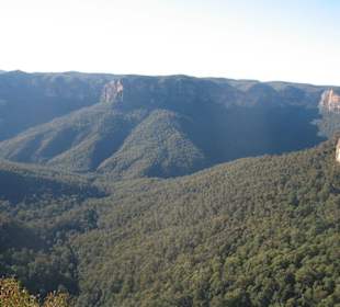 Blick auf die Blue Mountains