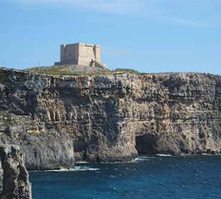 Widok wieżyy i laguna.