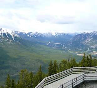 Aussicht Sulfur Mountain