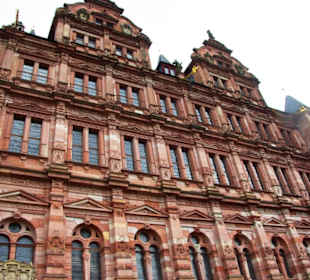 Schlossfront Richtung Heidelberg