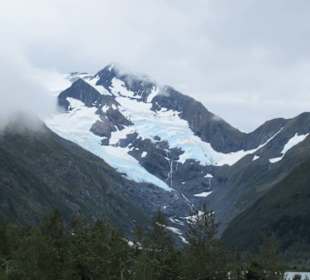 Erste Gletscher kommen in Sicht
