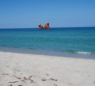 Schön flach abfallend