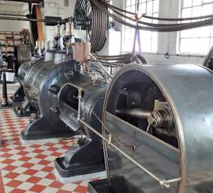 Dampfmaschine in der Ventilfabrik