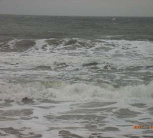 Ostsee vor Graal-Müritz bei Sturm