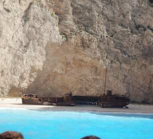Wrak statku na plaży Navagio