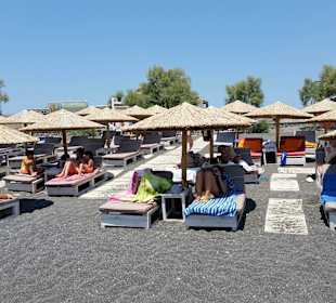 Ausflug Santorin Perissa-Beach