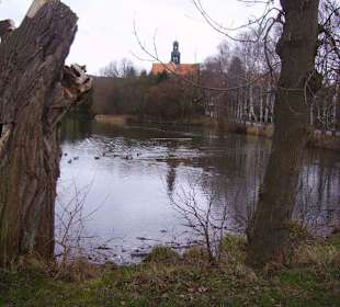 Das Kloster Marienrode mit dem Fischteich