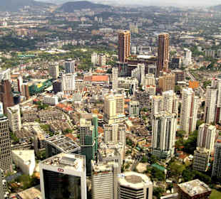 Kuala Lumpur von oben