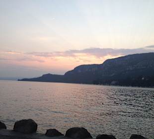 Sonnenuntergang am Gardasee