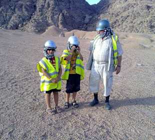 Opa und Enkelsöhne 8 und 10