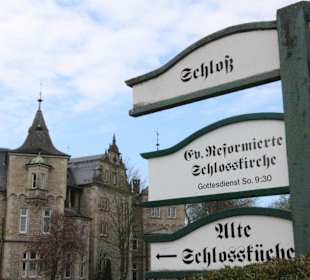 Wegweiser zur Alten Schlossküche