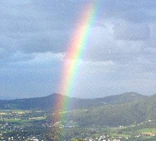 Regenbogen über Traunsee