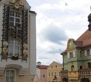 In der malerischen Altstadt von Furth im Wald.
