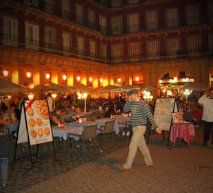 Plaza Mayor bei Nacht!