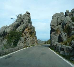 Auf dem Weg nach Sa Calobra