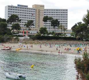 Bucht, Beach, Betonklotz
